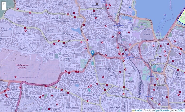 Location Map of Central Zone