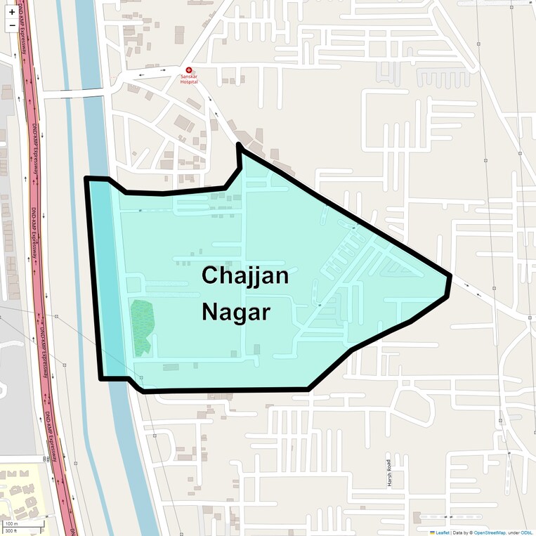 Location Map of Chajjan Nagar