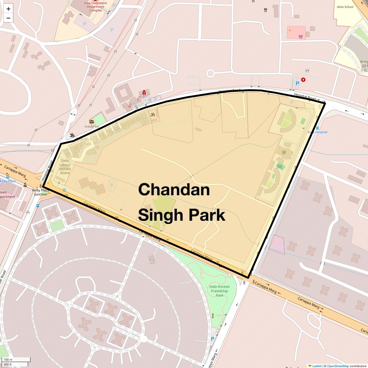 Check Time Travel of Chandan Singh Park, Delhi