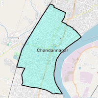 Chandannagar Map