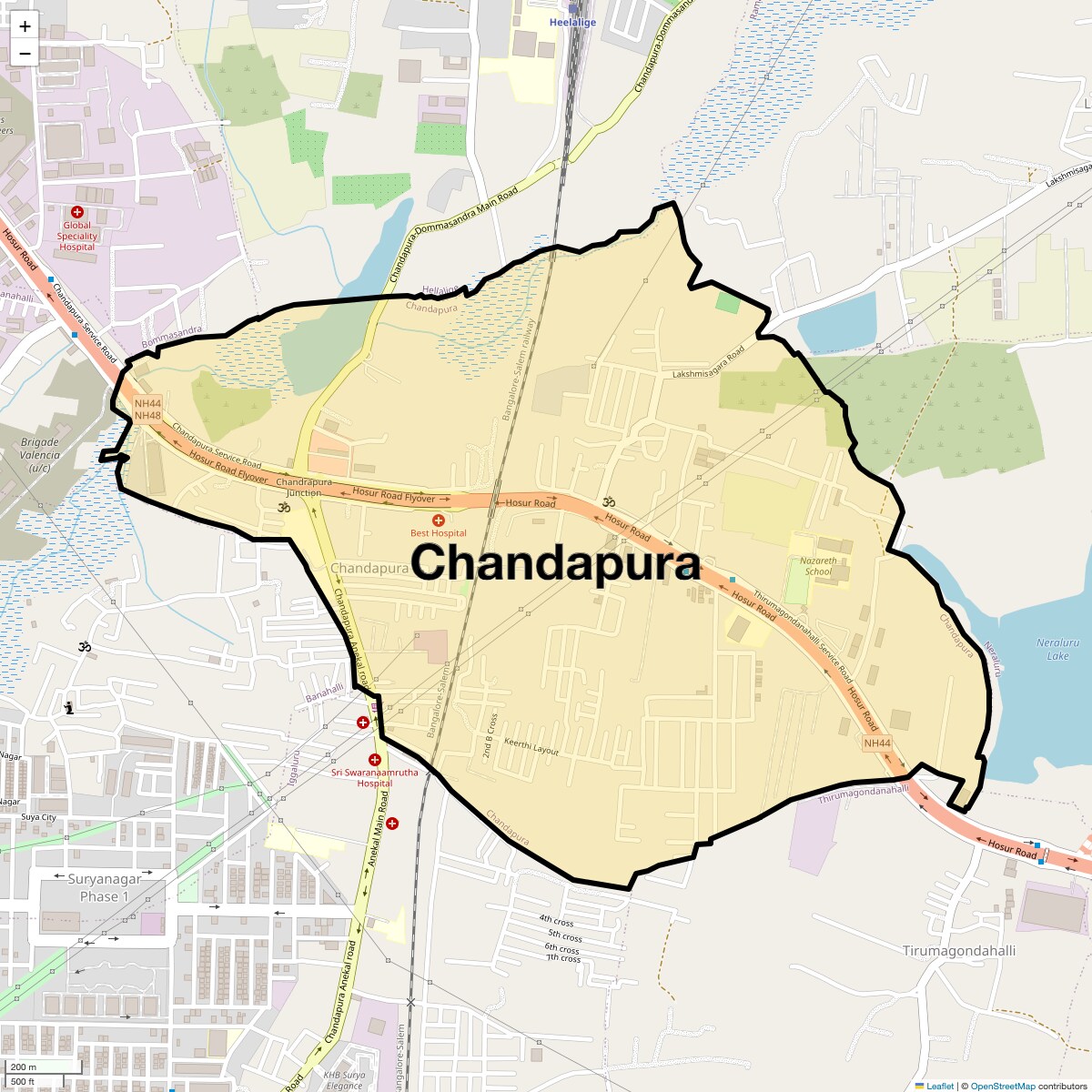 Check Time Travel of Chandapura, Bangalore