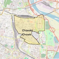 Chandni Chowk Map