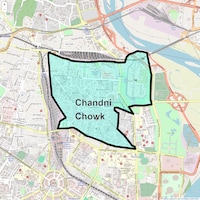 Chandni Chowk Map