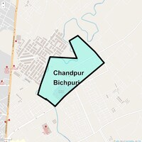 Location Map of Chandpur Bichpuri, Bareilly