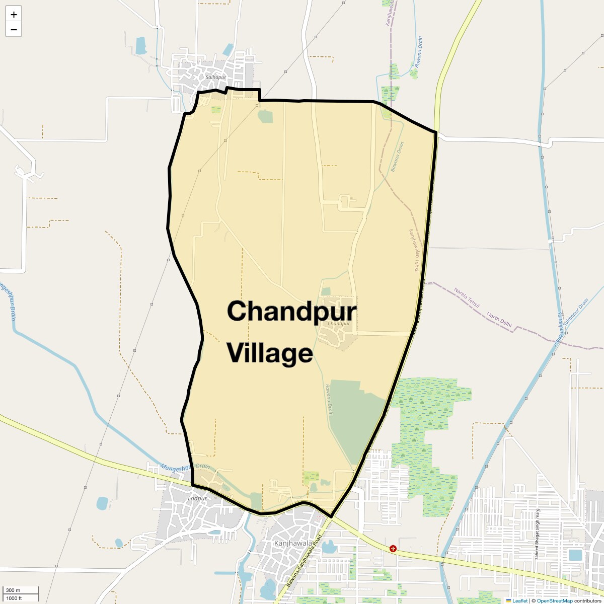 Check Time Travel of Chandpur Village, Delhi