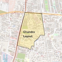 Chandra Layout Map