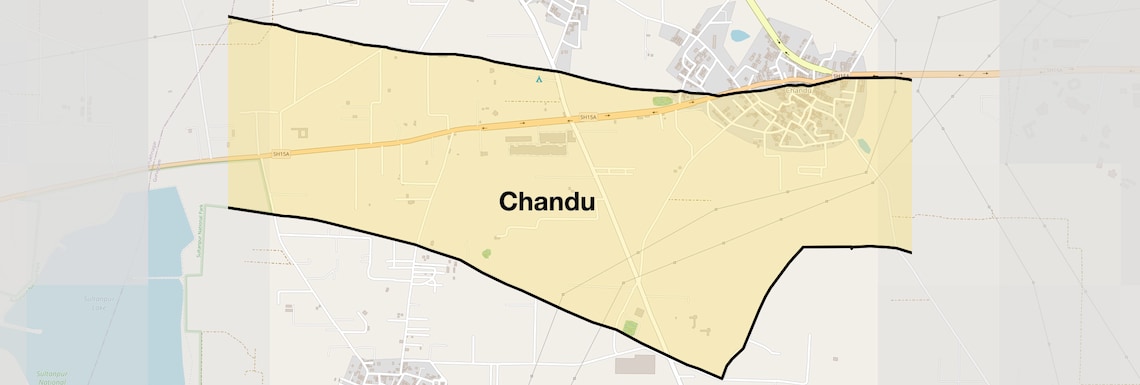 Location Map of Chandu, Gurgaon