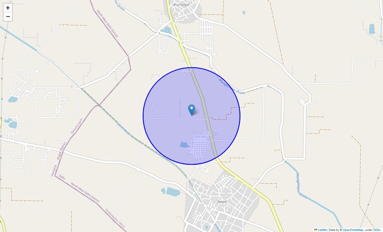 Location Map of Chatesar