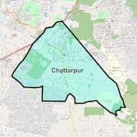 Chattarpur Map