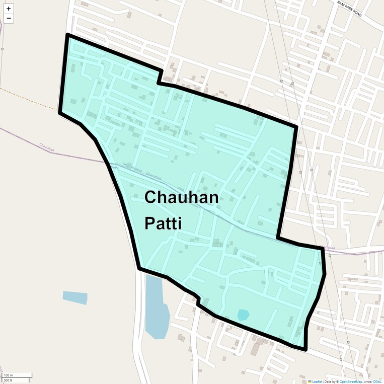 Location Map of Chauhan Patti