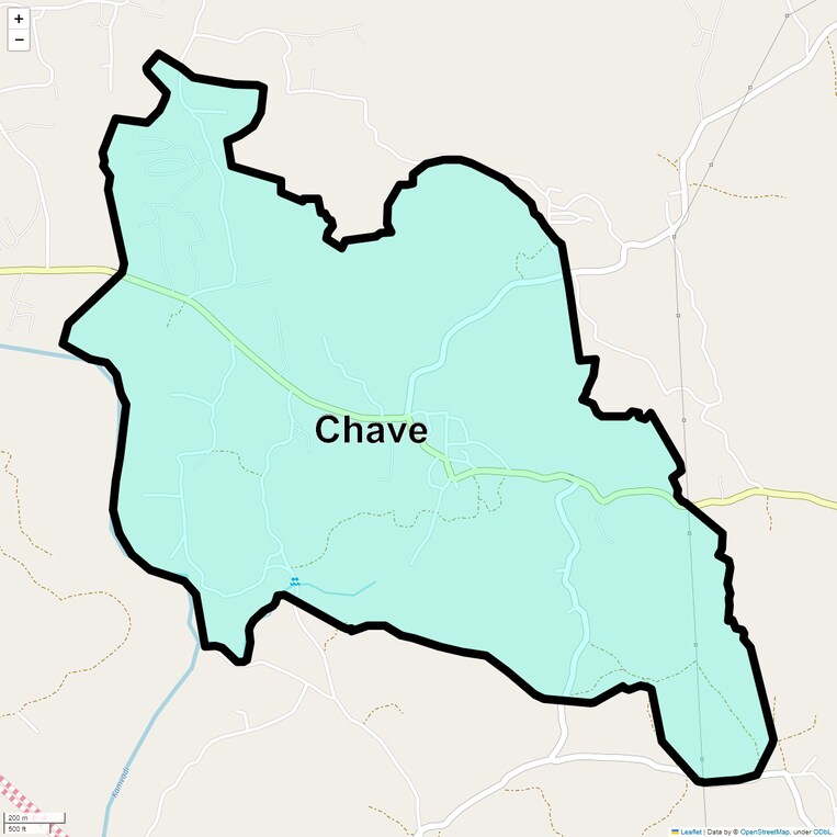 Location Map of Chave