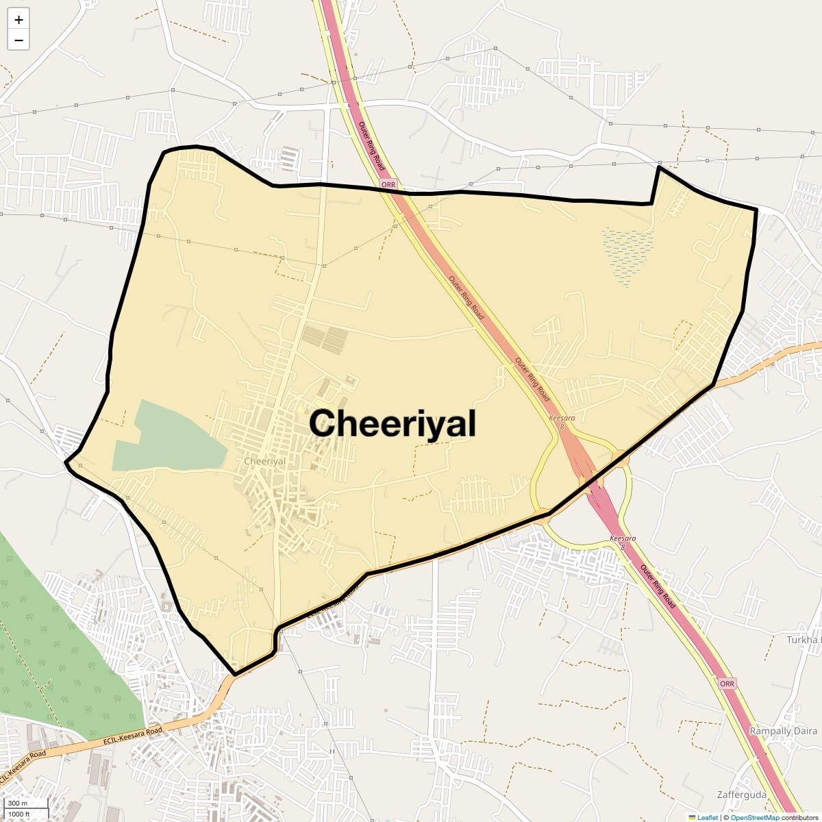 Cheeriyal Map