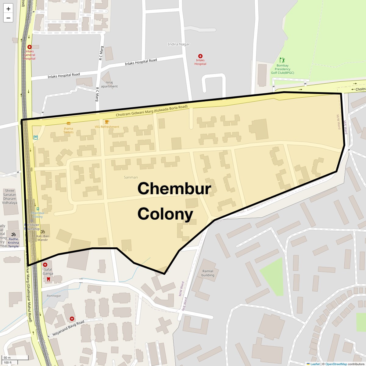 Check Time Travel of Chembur Colony, Mumbai