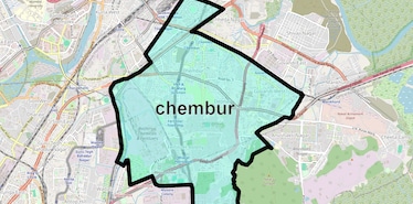 Location Map of Chembur, Mumbai