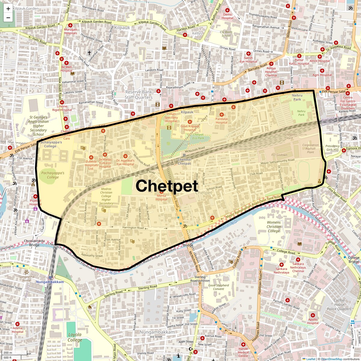 Check Time Travel of Chetpet, Chennai