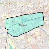 Chetpet Map
