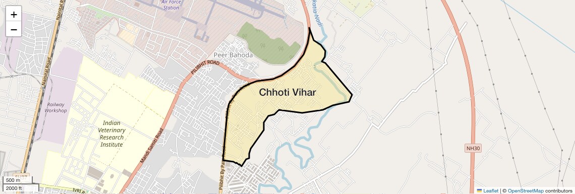 Check Time Travel of Chhoti Vihar, Bareilly