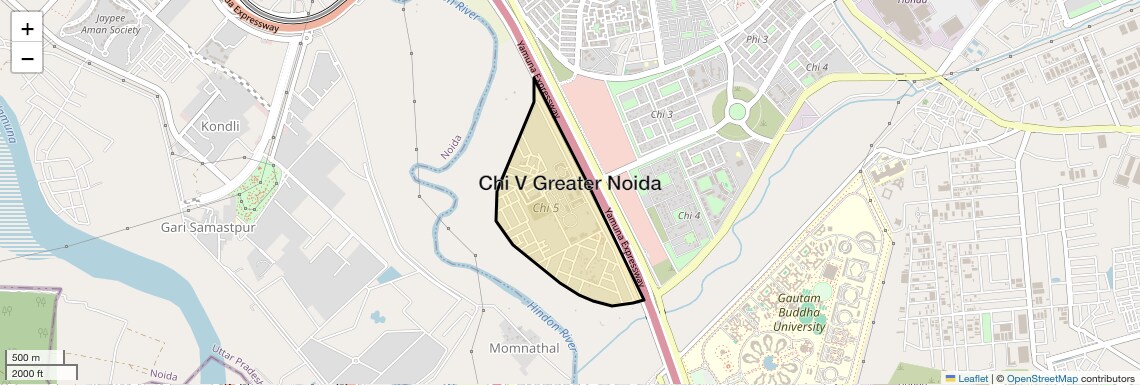 Chi V Greater Noida Map