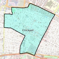 Chickpet Map