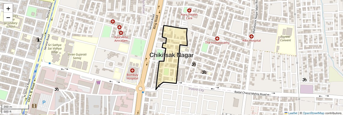 Check Time Travel of Chikitsak Nagar, Indore