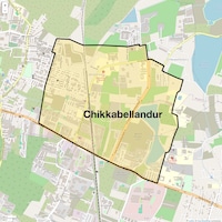Chikkabellandur Map