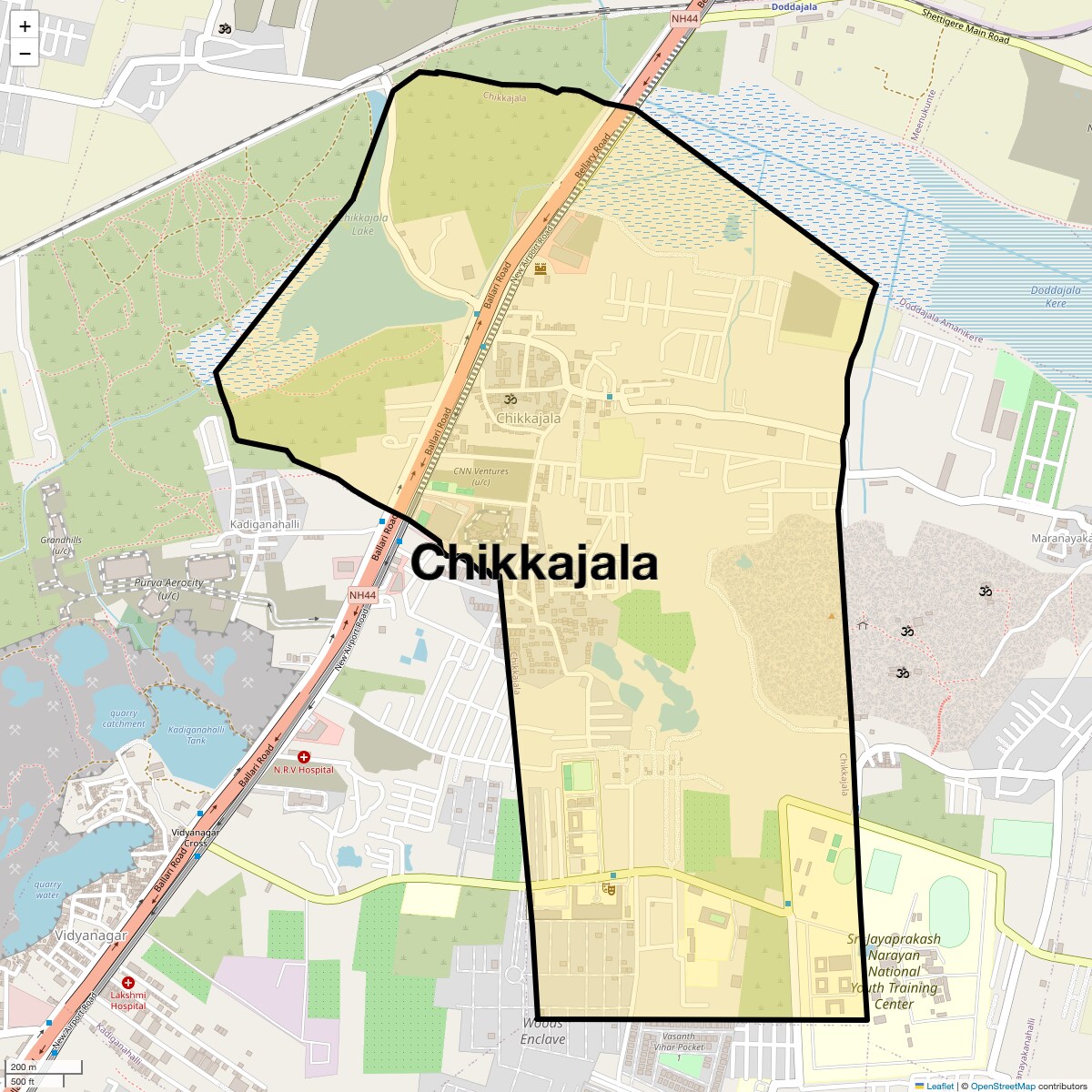 Check Time Travel of Chikkajala, Bangalore