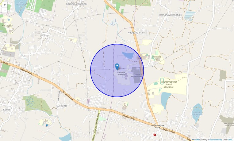 Location Map of Chikkavaderapura