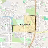 Chikoowadi Map