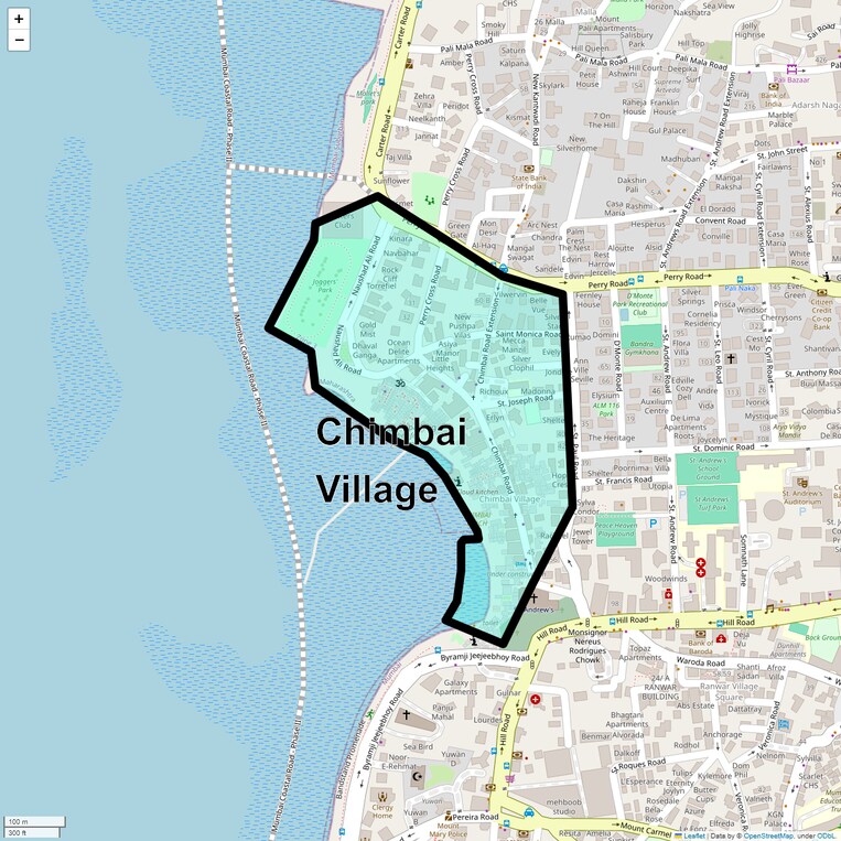 Location Map of Chimbai Village