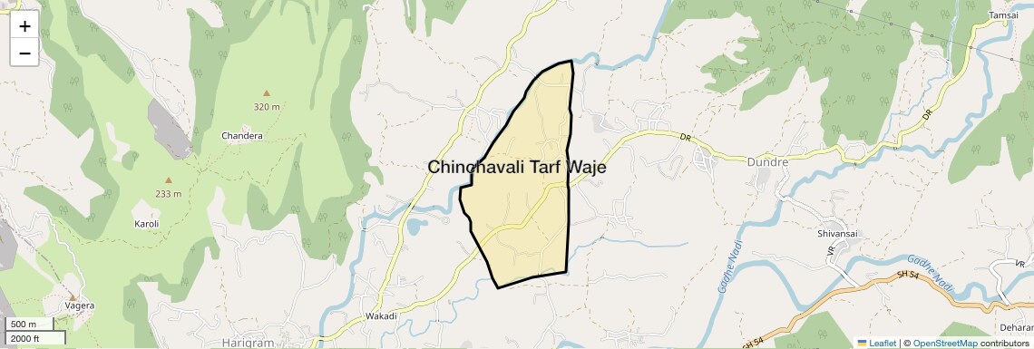 Location Map of Chinchavali Tarf Waje, Navi Mumbai