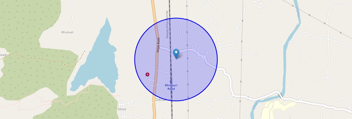Location Map of Chinchawali Navi Mumbai, Navi Mumbai