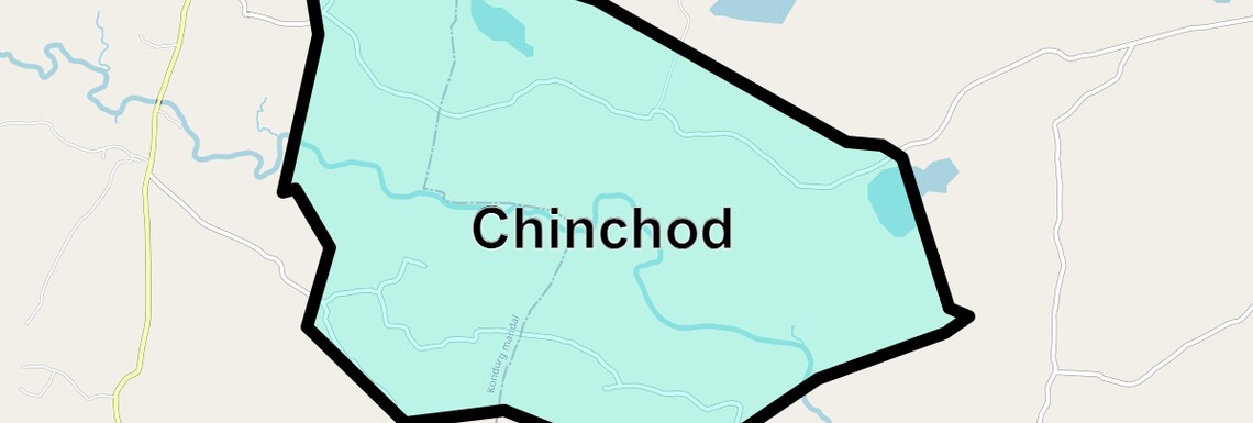 Location Map of Chinchod, Hyderabad