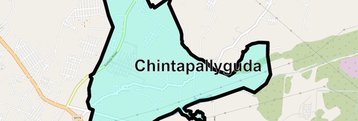 Location Map of Chintapallyguda, Hyderabad