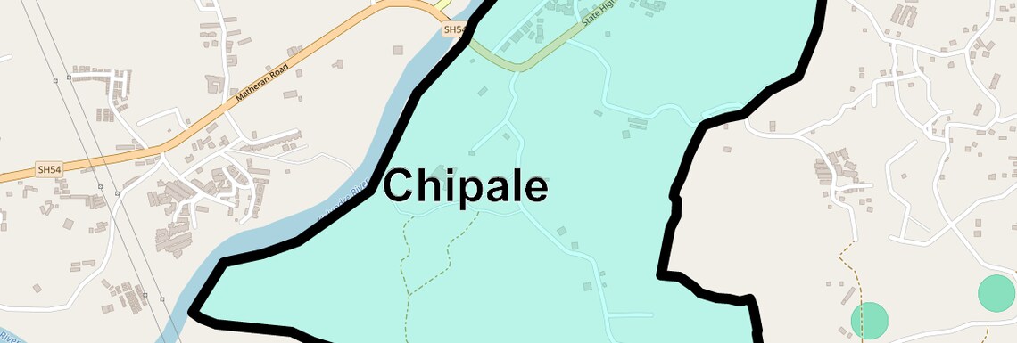 Location Map of Chipale, Navi Mumbai