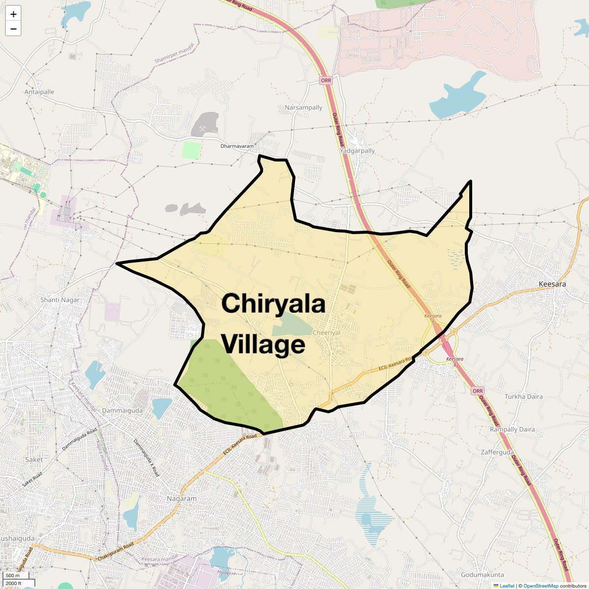Chiryala Village,Hyderabad