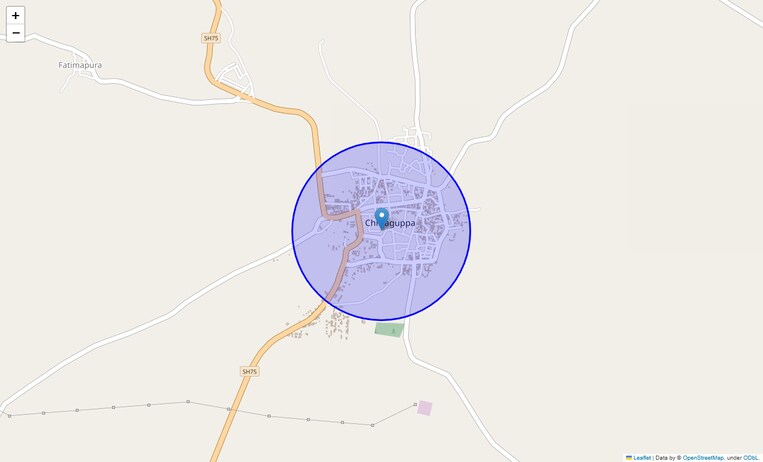 Location Map of Chitguppa