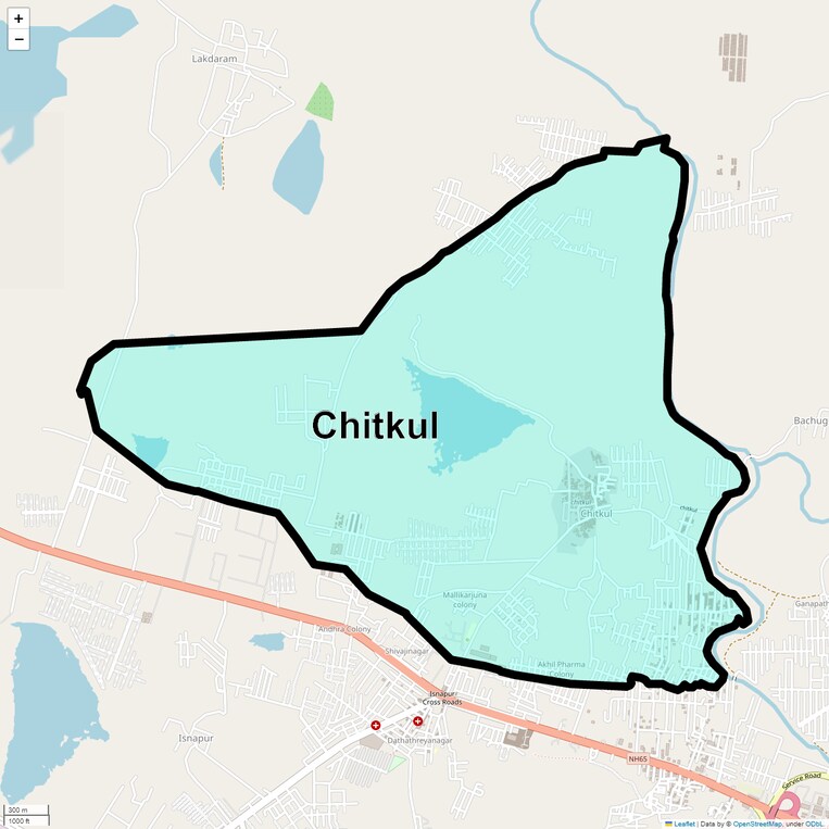 Location Map of Chitkul