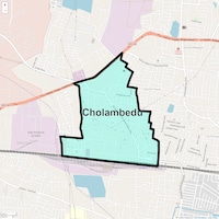 Cholambedu Map