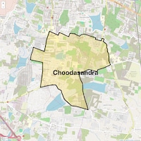 Choodasandra Map