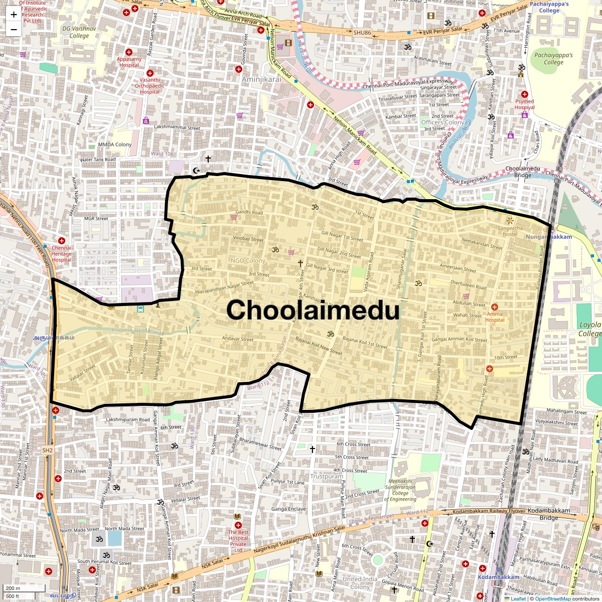Check Time Travel of Choolaimedu, Chennai
