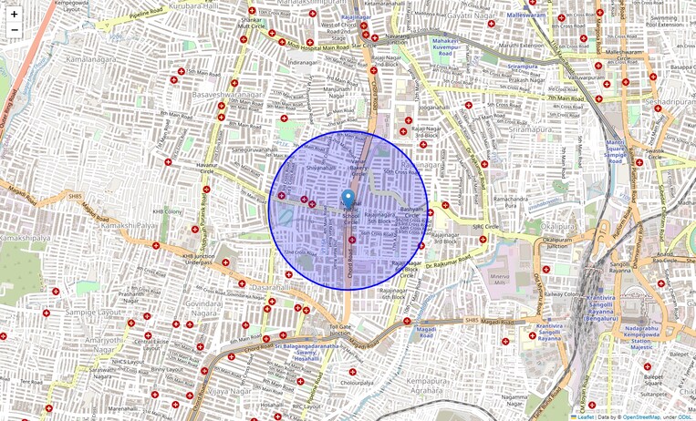 Location Map of Chord Road