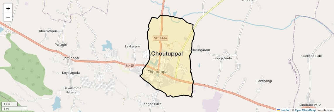 Choutuppal Map