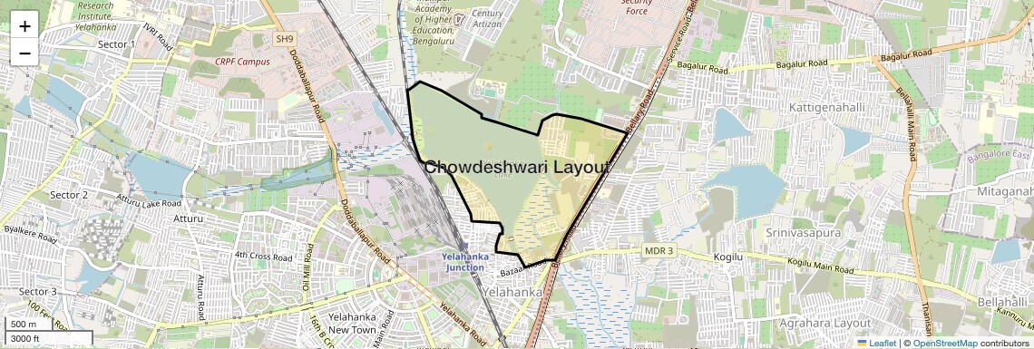 Chowdeshwari Layout,Bangalore