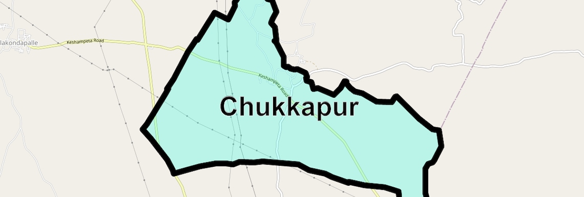 Location Map of Chukkapur, Hyderabad