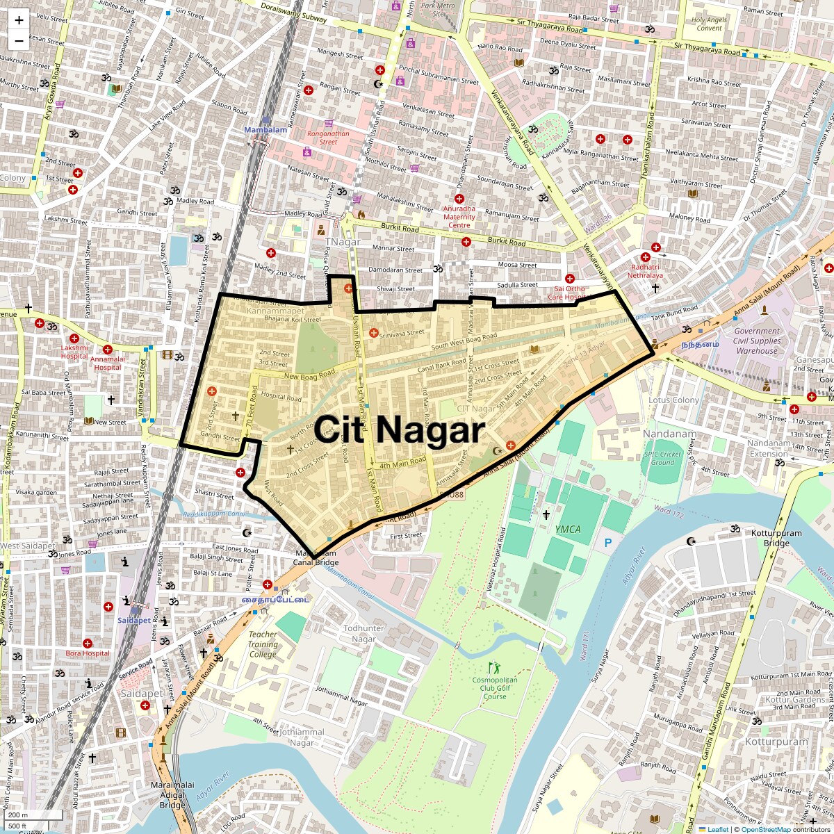 Check Time Travel of Cit Nagar, Chennai