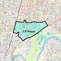 Cit Nagar Map