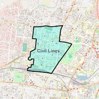 Civil Lines Map