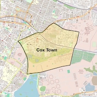 Cox Town Map