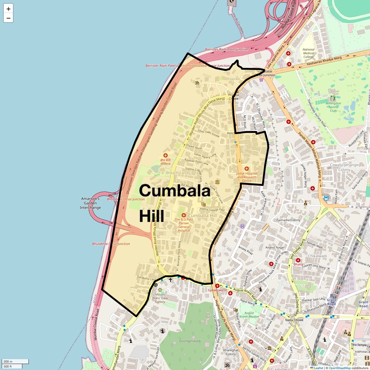 Check Time Travel of Cumbala Hill, Mumbai