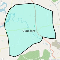 Cuncolim Map